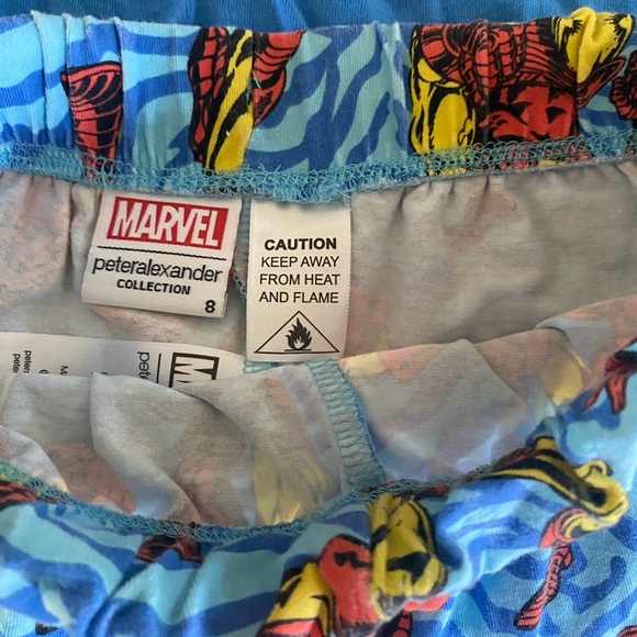 Marvel Boys Pajamas - Size 8 - Iron Man - Picture 2 of 3